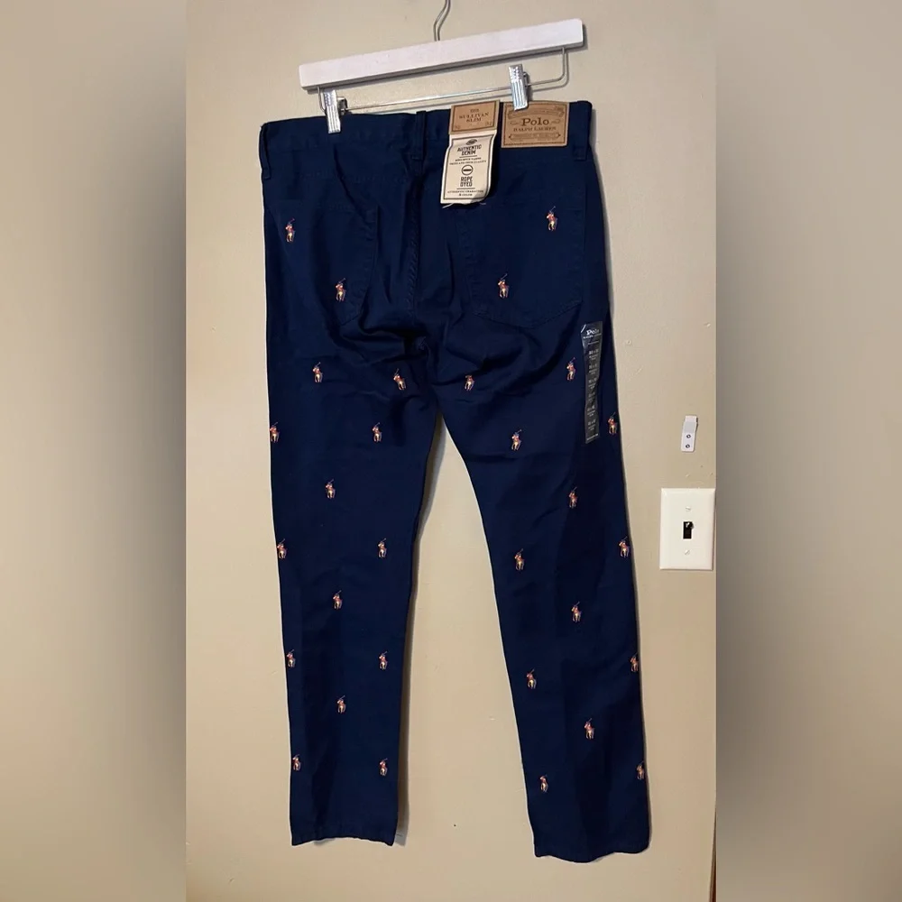 Polo Ralph Lauren Men’s Sullivan Slim Straight Pants Pony Logos NEW